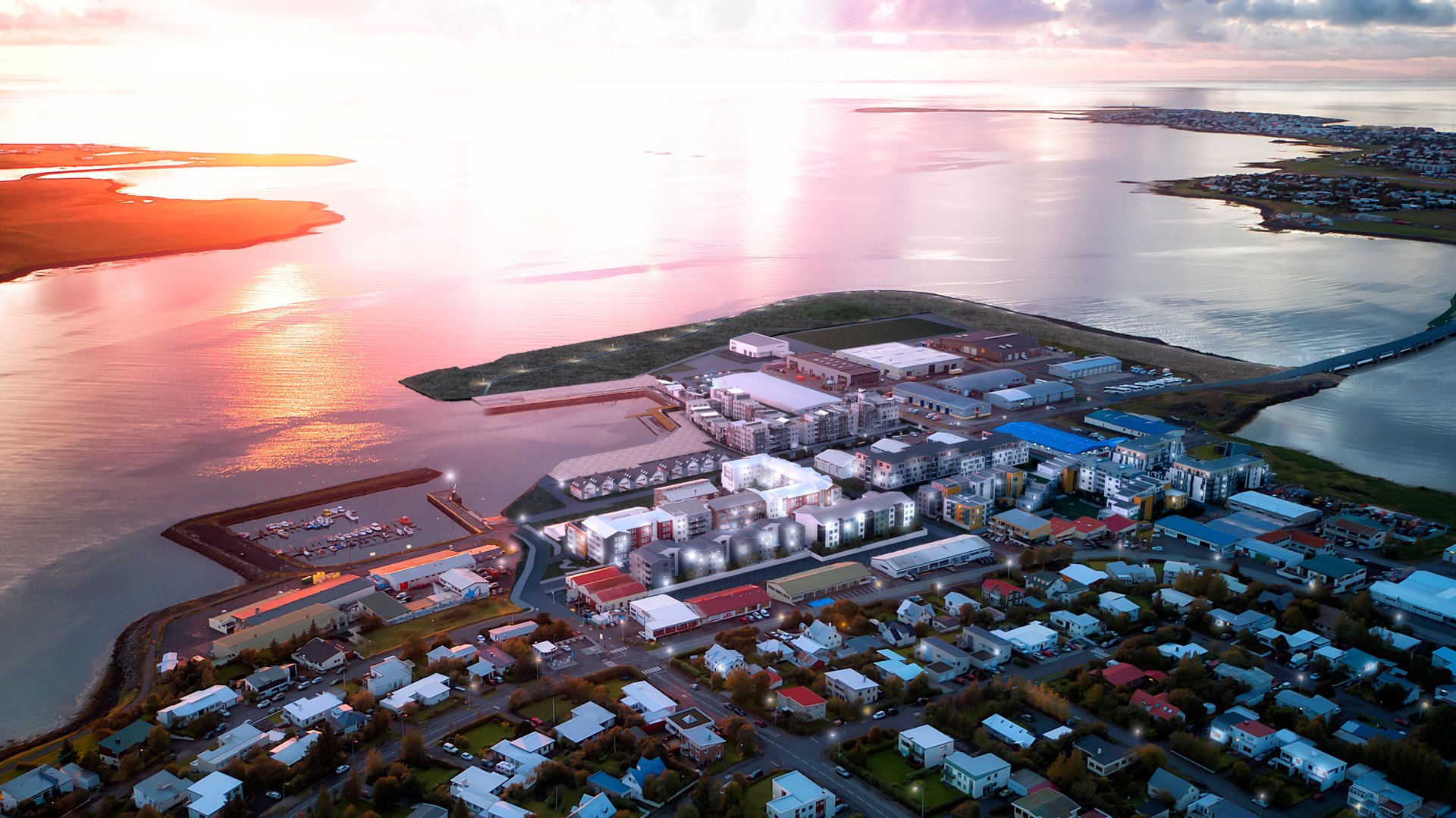 Hafnarsvæðið á Kársnesi Hafnarsvæðið á Kársnesi