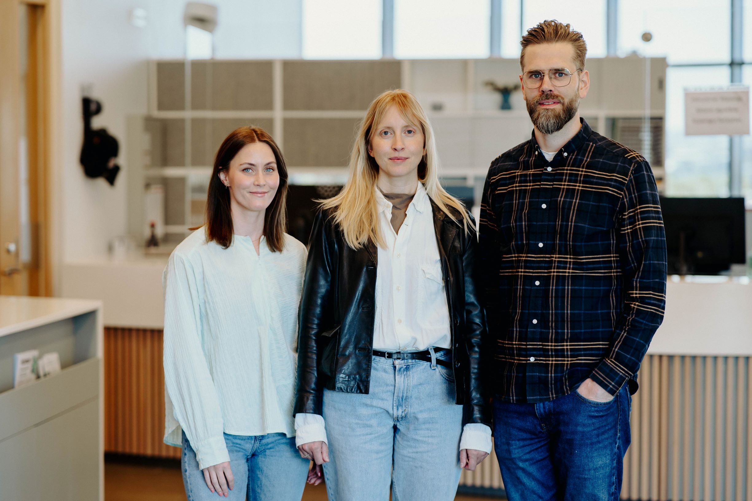 Spretthópur: Sólrún Día Friðriksdóttir, Sara Björg Kristjánsdóttir og Bjarni Guðmundsson. Á myndina vantar Jakob Sindra Þórsson, Málfríði Önnu Gunnlaugsdóttur og Sigríði Björg Tómasdóttur, sem einnig voru í spretthópnum.